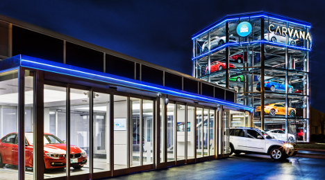 Carvana vending-machine-share for SPN