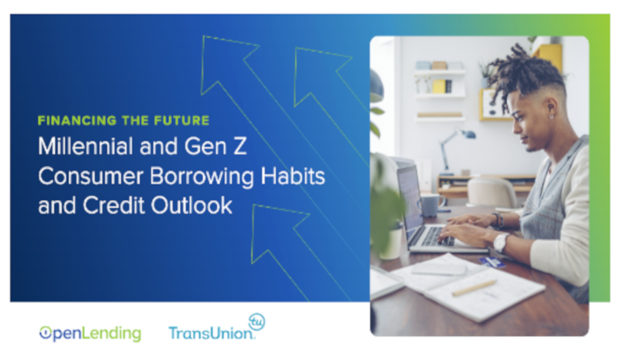 "3 findings on Millennials & Gen Z by Open Lending, TransUnion"
